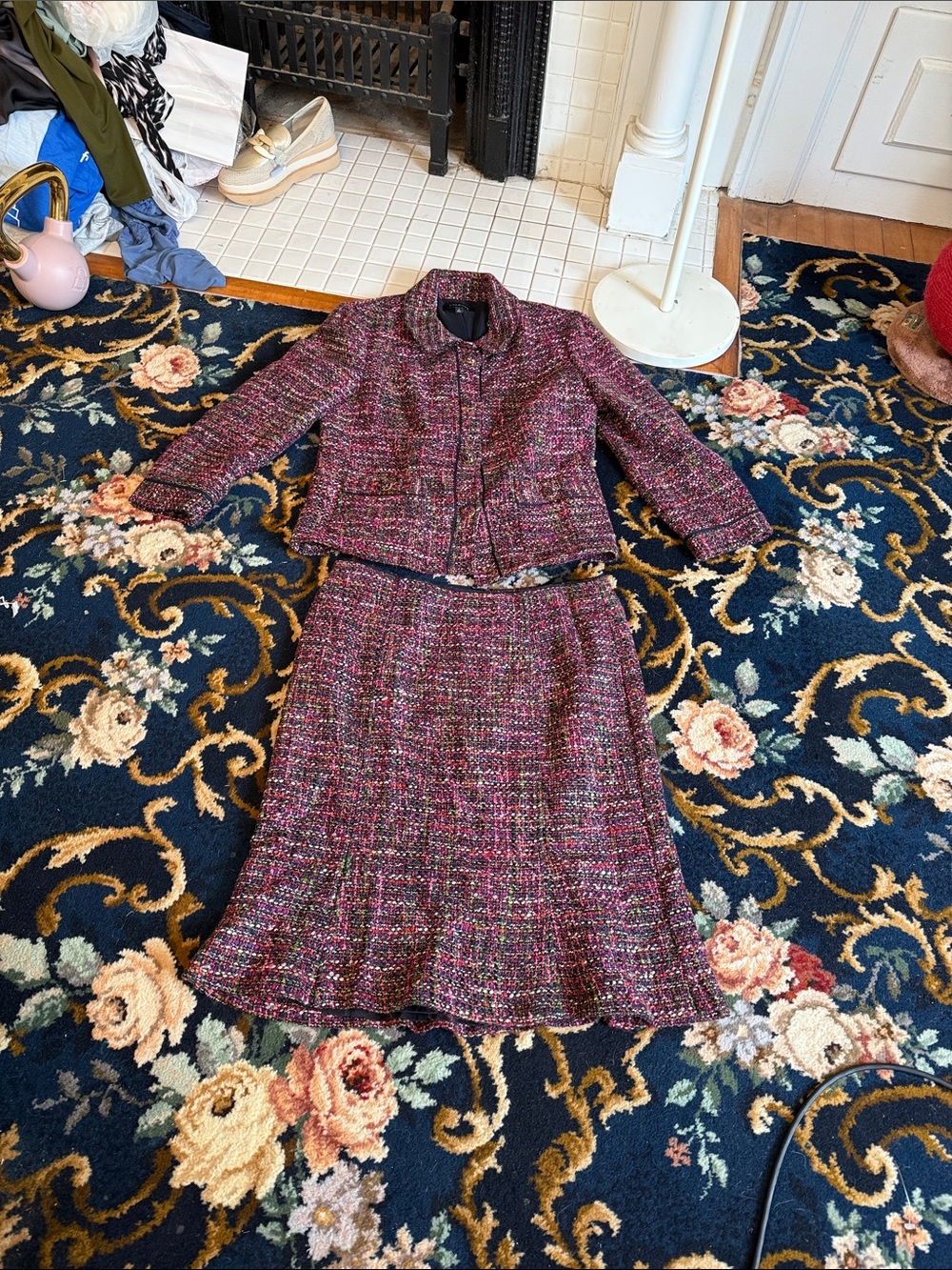 Talbots Tweed Suit- worn twice . 350 retail